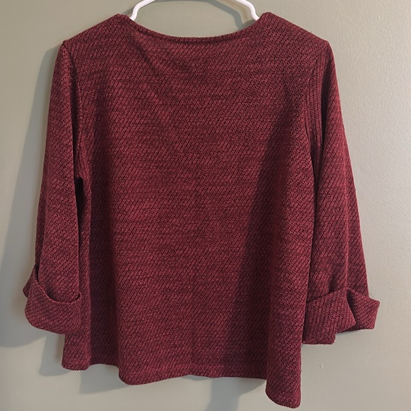 W5 Women's Rich Burgundy Blouse - Picture 4 of 4